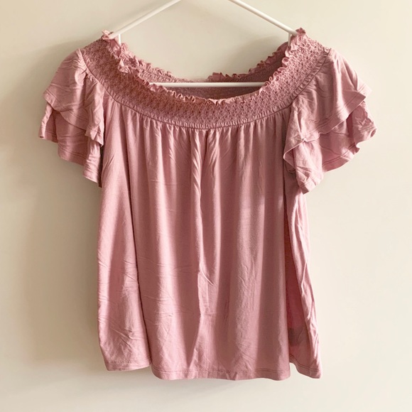 American Eagle Soft & Sexy Off-the-Shoulder Top - Picture 2 of 2